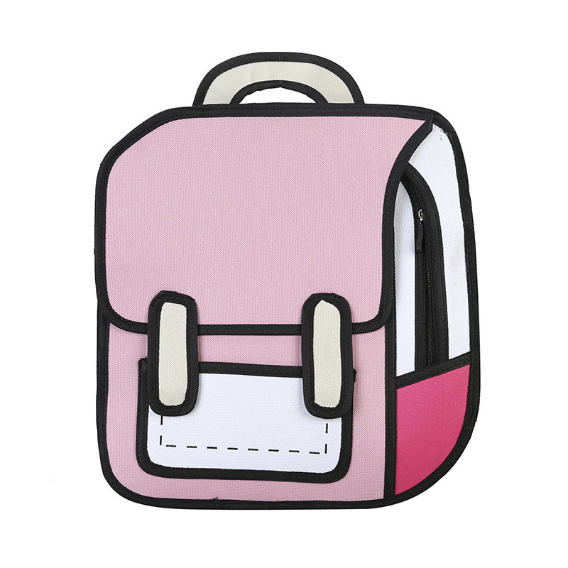 2D backpack 3D three-dimensional