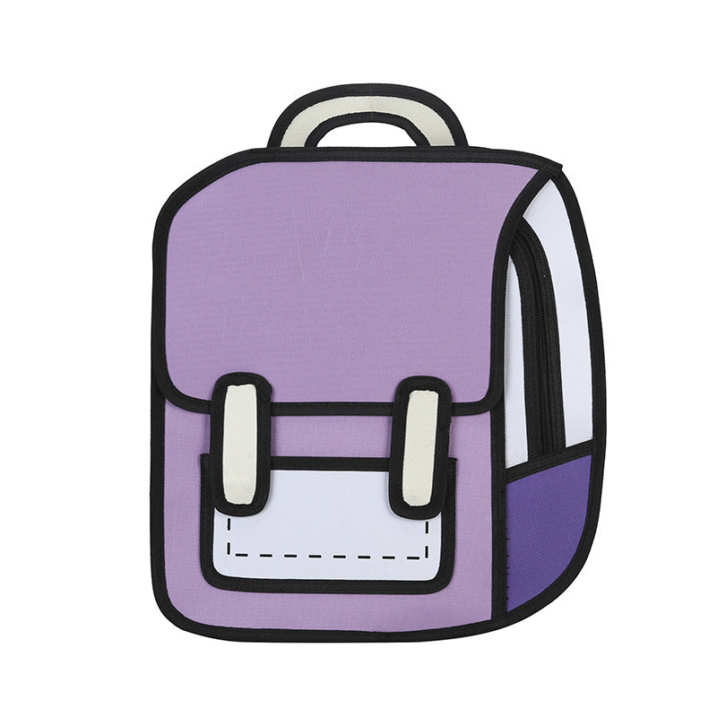 2D backpack 3D three-dimensional