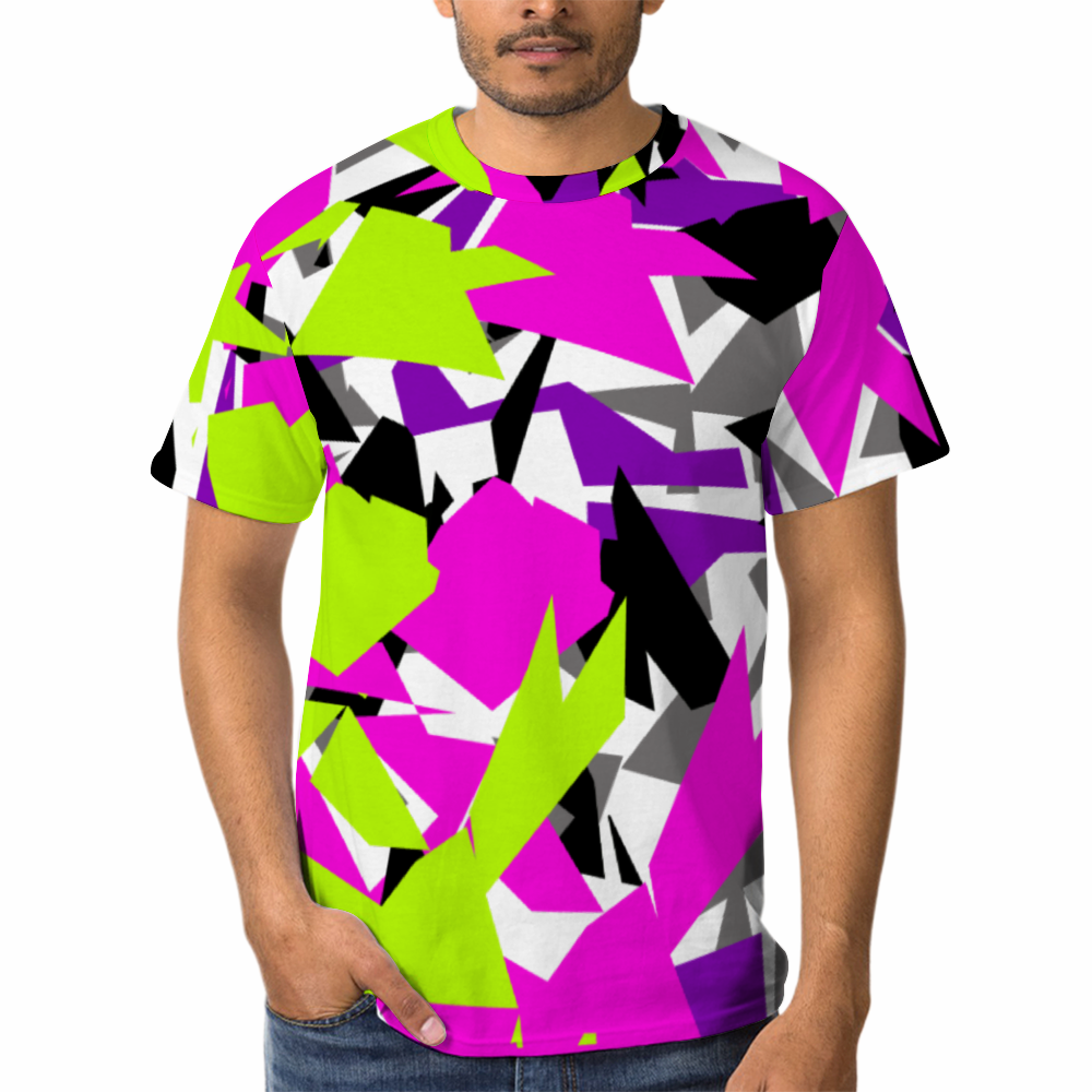 Pink Glitch Camo T-Shirt