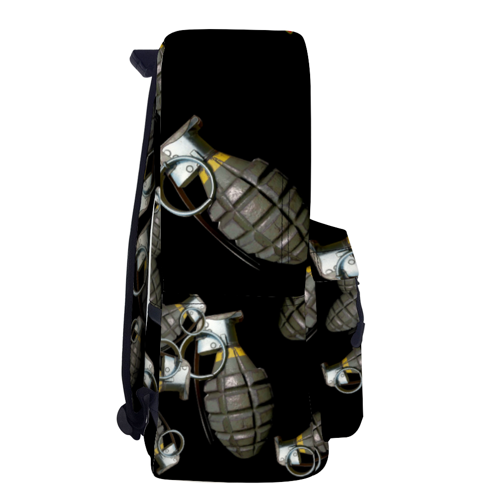 Love Bombs Full Print Backpack Travel Laptop Backpack