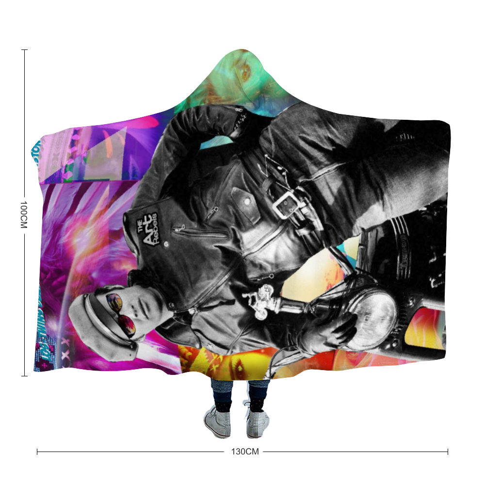 The Art Rebels Cloak Hooded Blanket