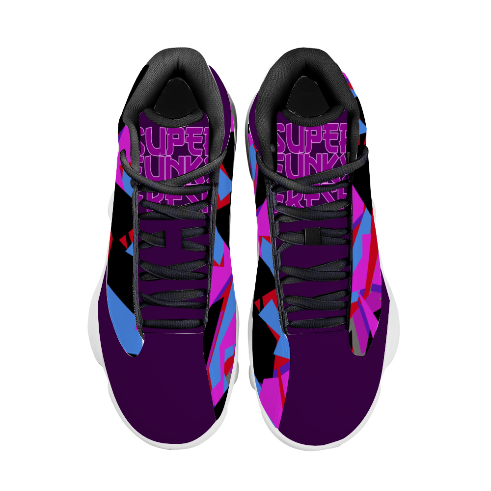 Super Funky Fresh Camo Basketball Sneakers