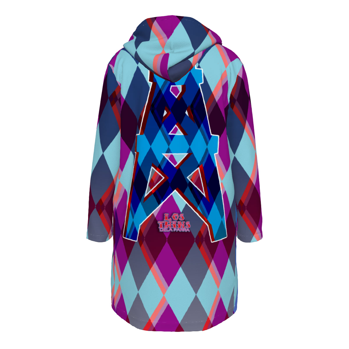 Love Ya Blue Men's Long Fleece Zip Up Windbreaker