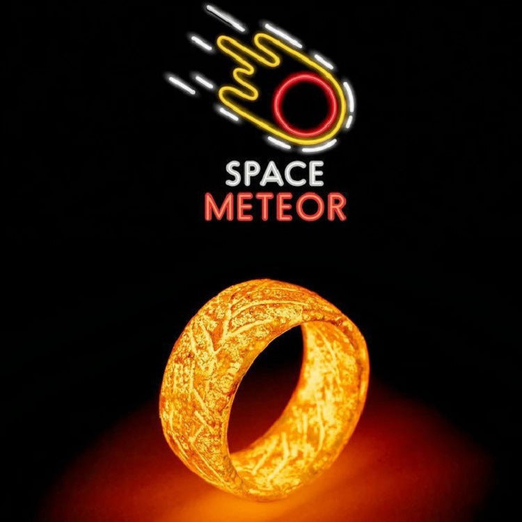 luminous pattern secretwooden ring