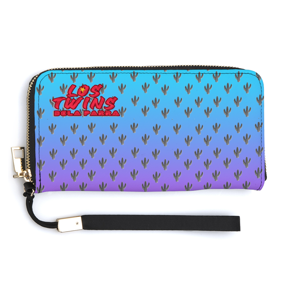 Blue Cactus Sunset Handbag