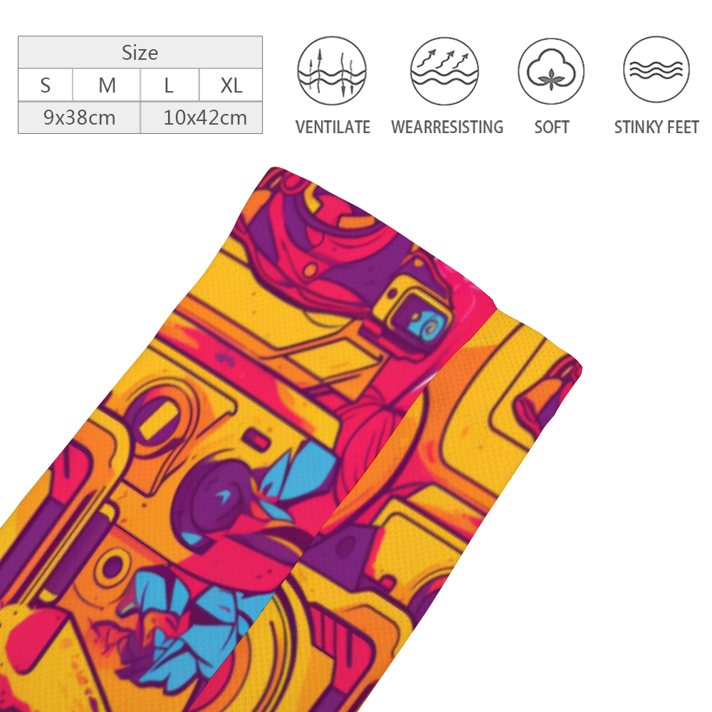 Hip Hop Cotton Socks Sport Tube Socks