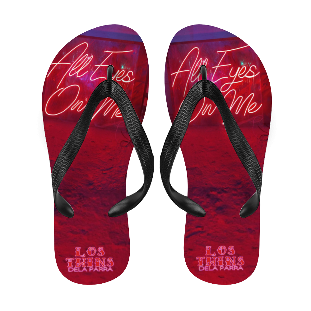 All Eyes On Me Adult Flip Flops