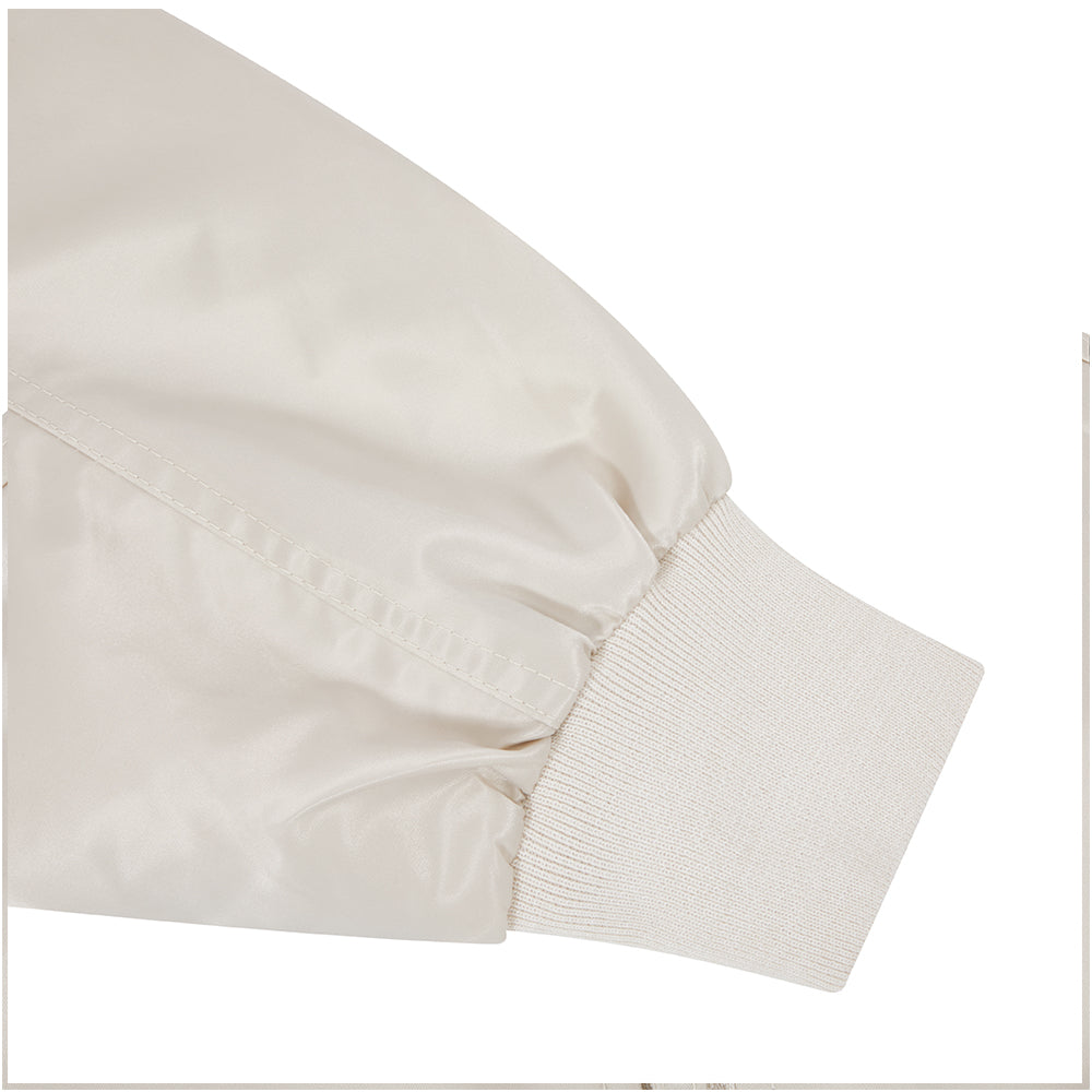 Mens and Womans Satin Baseball Jacket Troca Perrona