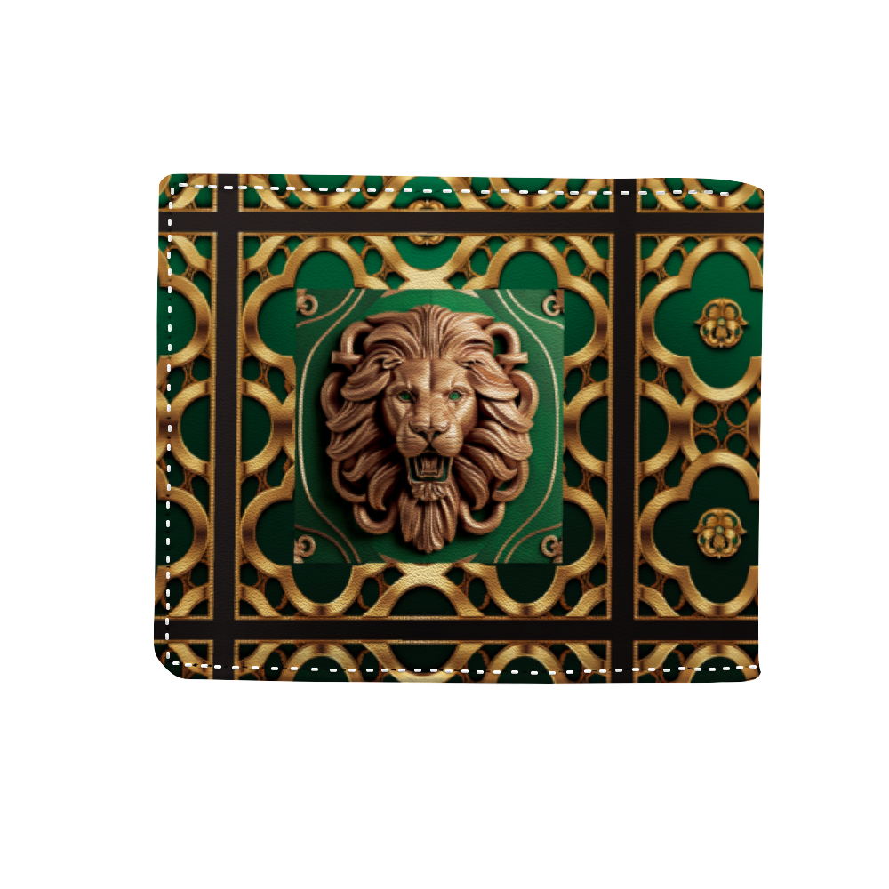 DeLa Parra Lion Cowhide Wallet