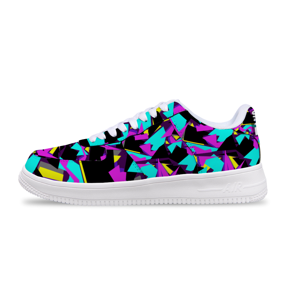 Super Funky Fresh Air Digital Camo Purple Unisex Sneakers
