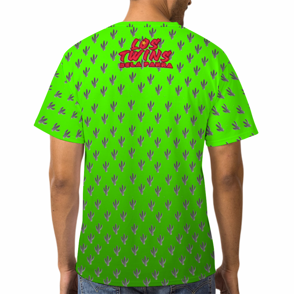 Neon Green Cactus Sunset