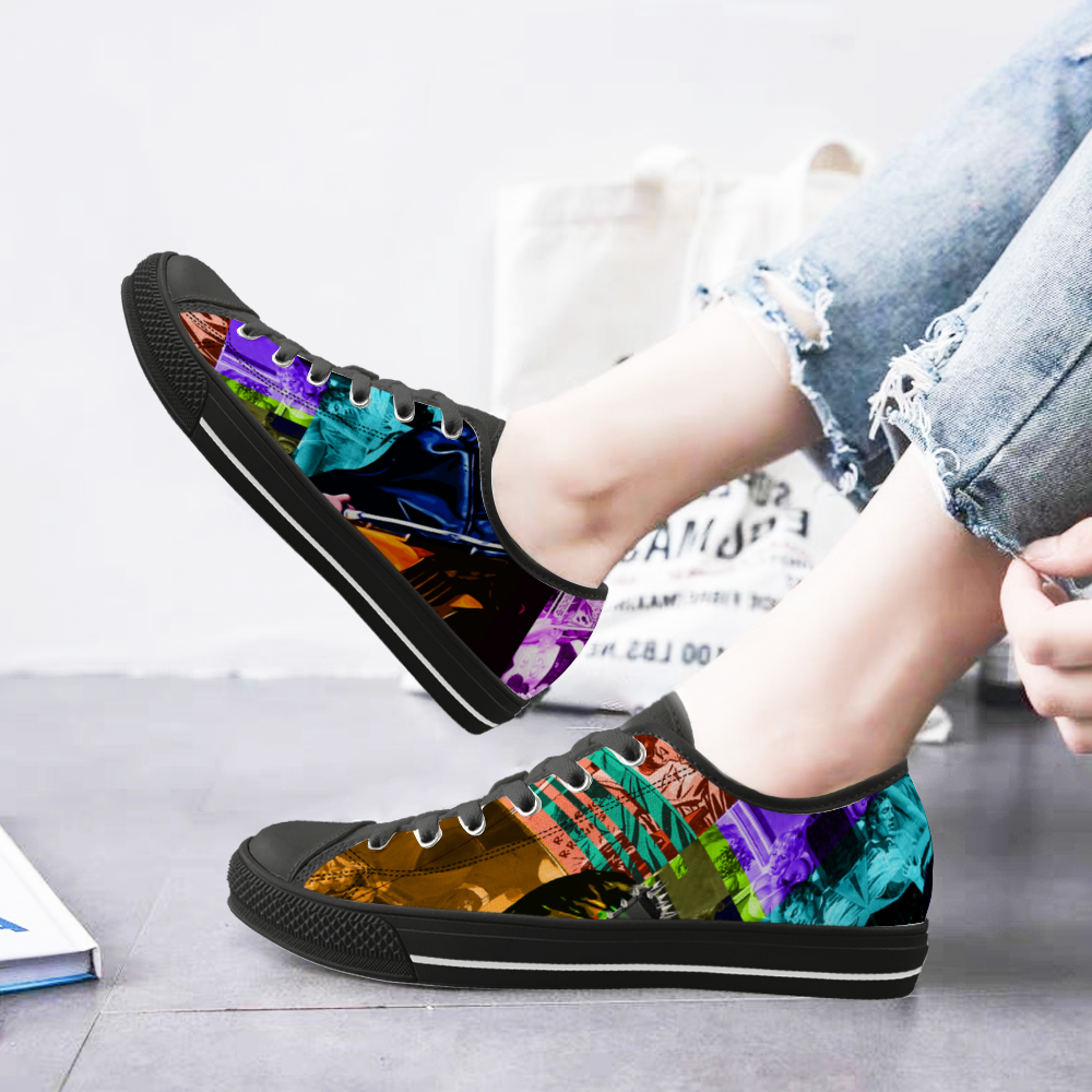 Super Funky Chucks Low Top Canvas Shoes