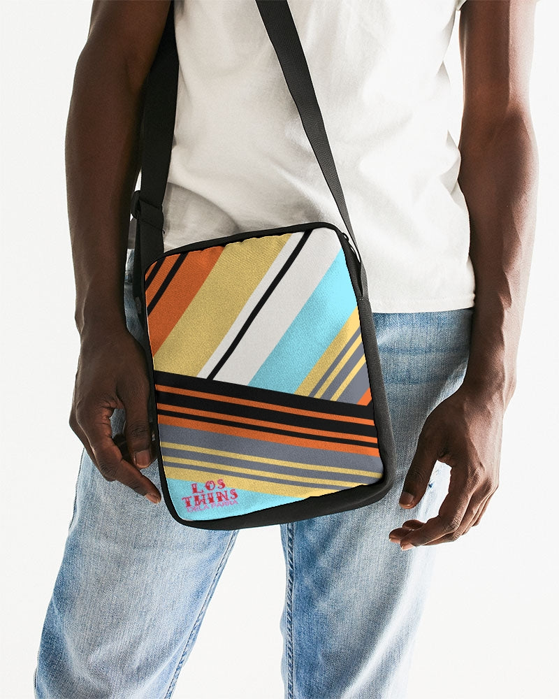 Mayan Serpent Stripes Messenger Pouch