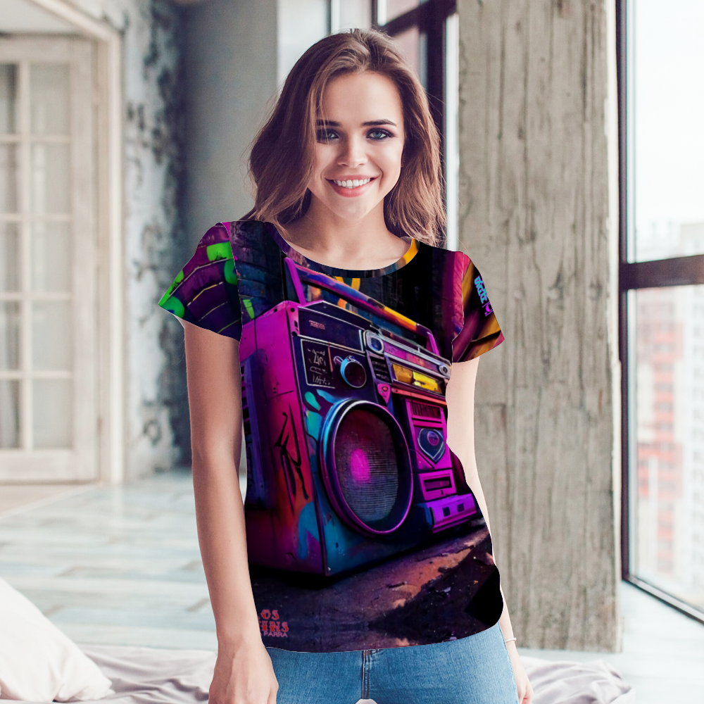 Neon Boombox