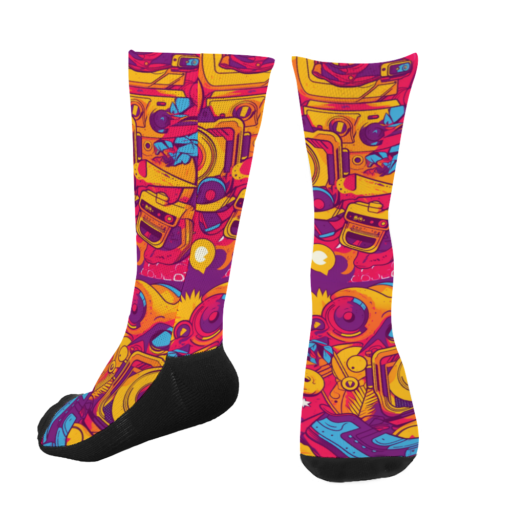 Hip Hop Cotton Socks Sport Tube Socks