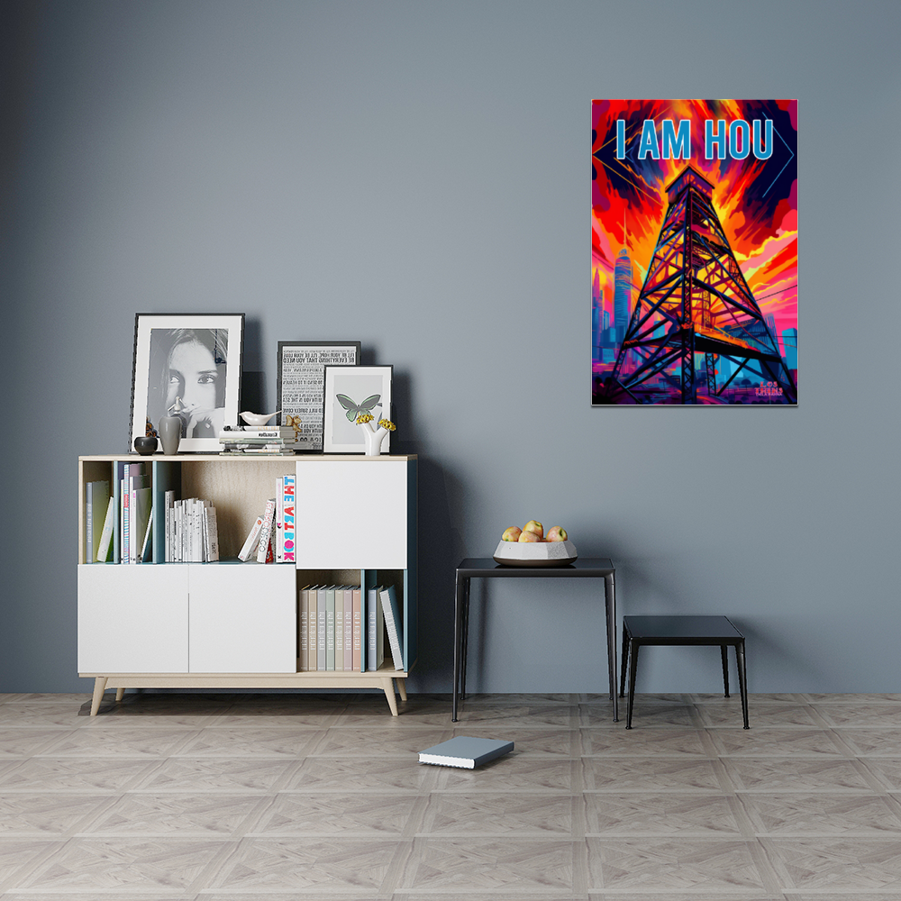 I Am Hou Satin Silky Posters Classic Poster Art Deco 24" x 35"