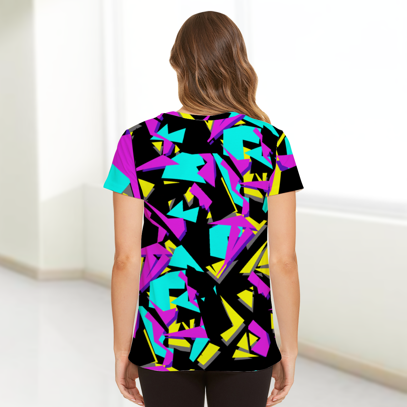 Glitch Camo Purple T-Shirt