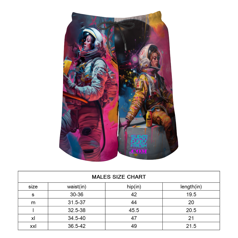 Astronaut Men's Beach Short
