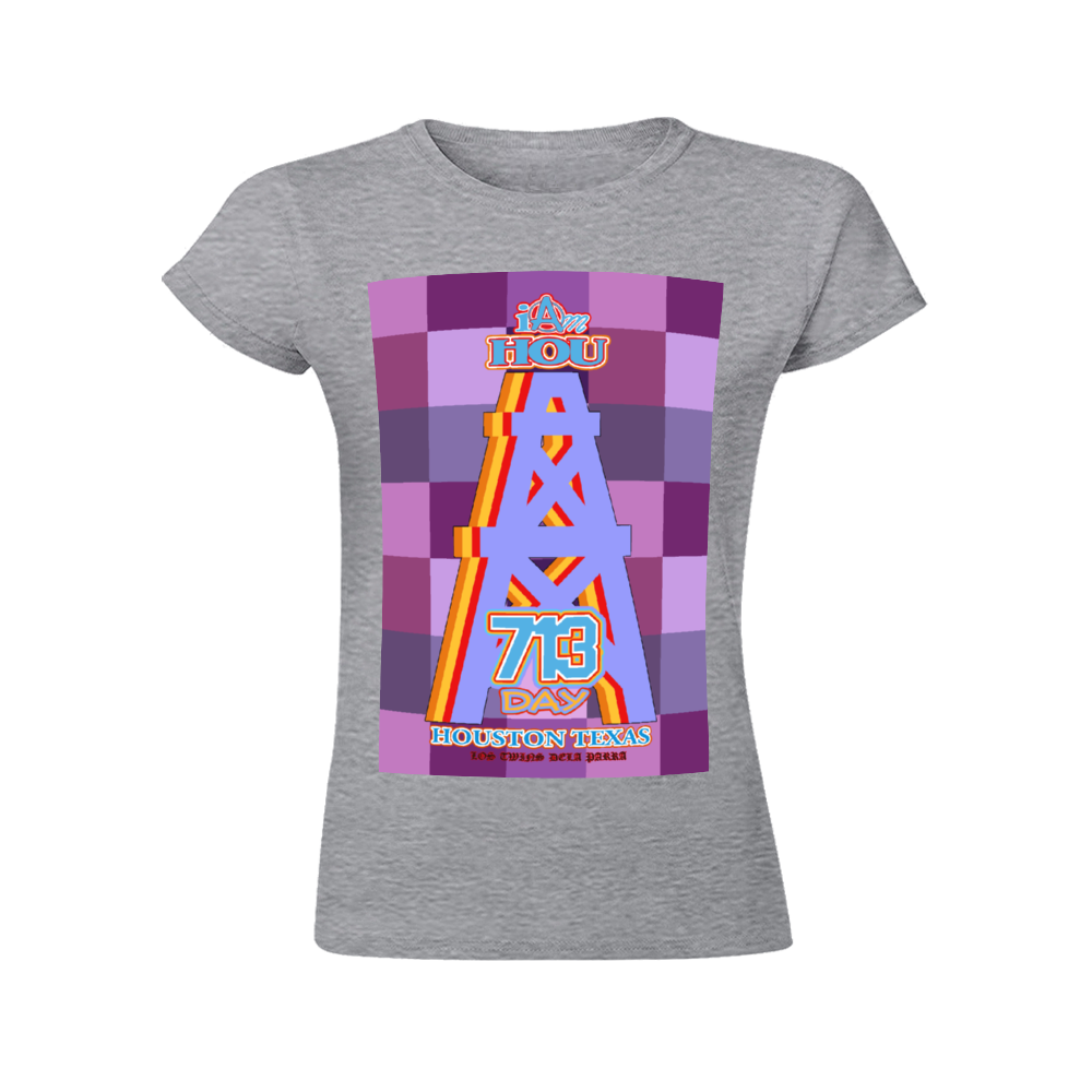 Womans Cut 713 Day Houston Tshirt