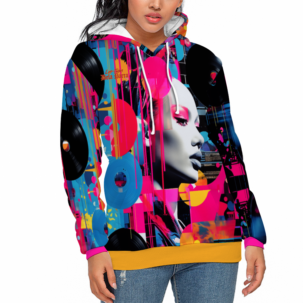 Graffiti Power Pullover Sweatshirts with Pockets