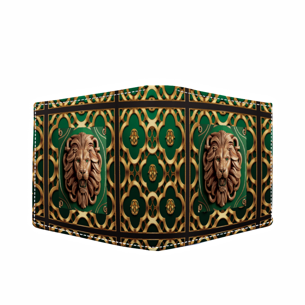 DeLa Parra Lion Cowhide Wallet