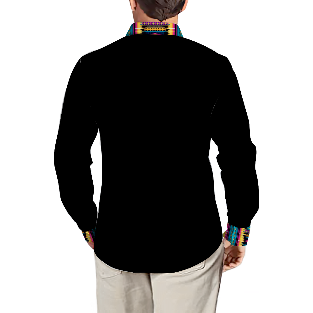 DeLa Parra Serape Influence Collar Shirt