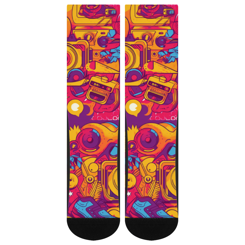 Hip Hop Cotton Socks Sport Tube Socks