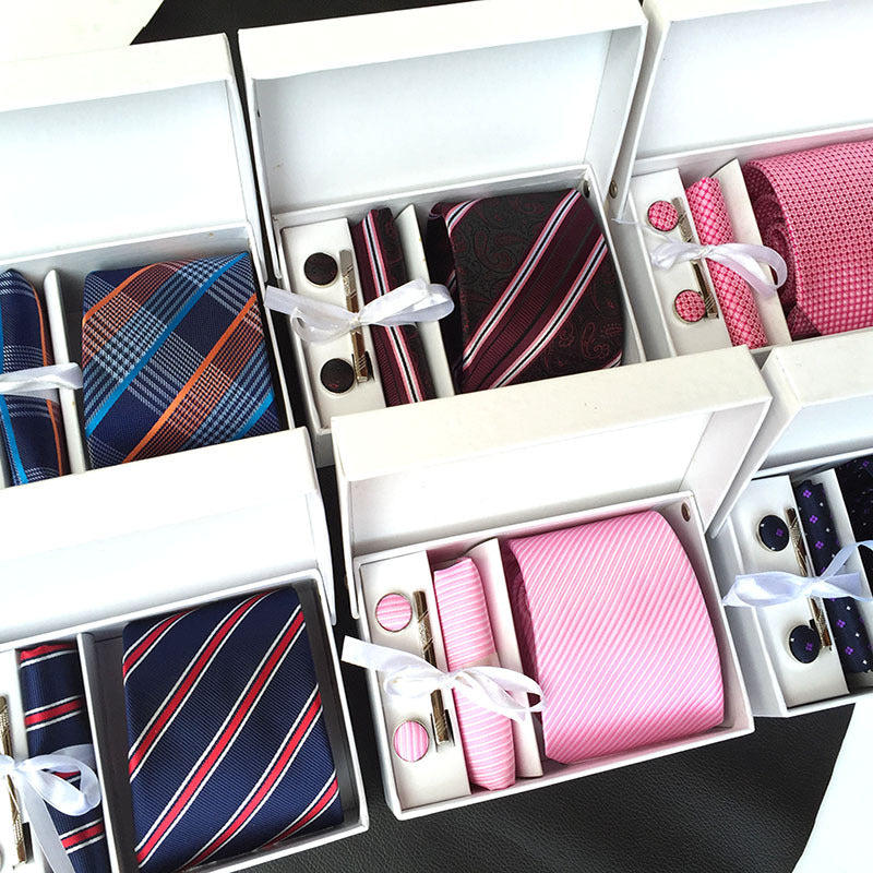 Mens Gift Box 6 Piece Leading Bags Towel Cut Cuff Factory Price Wholesale