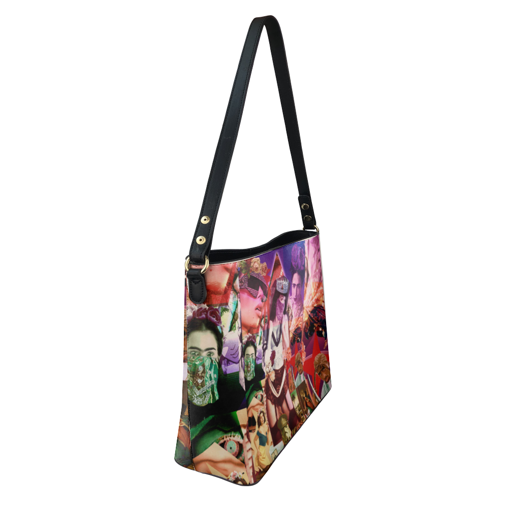 Queens, Kings and Robots Women's Vegan Leather Totes Crossbody