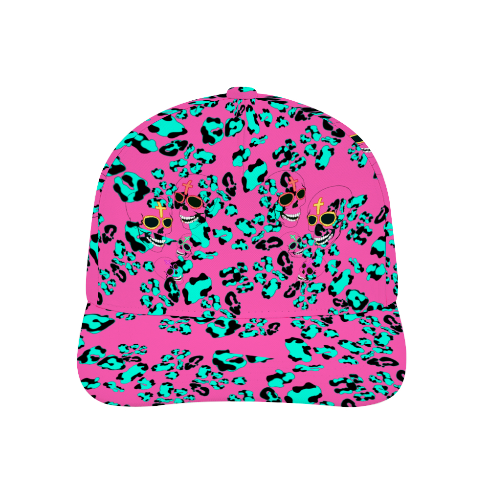 CHEETAH SKULSS Adjustable Curved Bill Baseball Hat