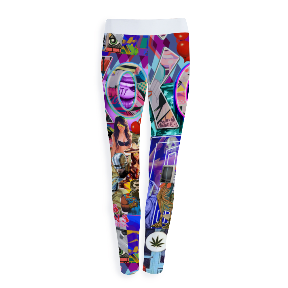XOXO DeLa Parra Women's High Waisted Yoga Leggings