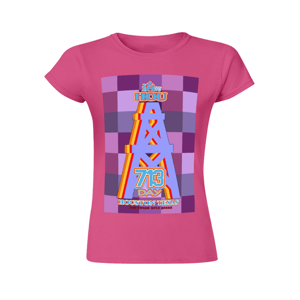 Womans Cut 713 Day Houston Tshirt