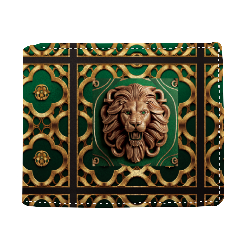 DeLa Parra Lion Cowhide Wallet