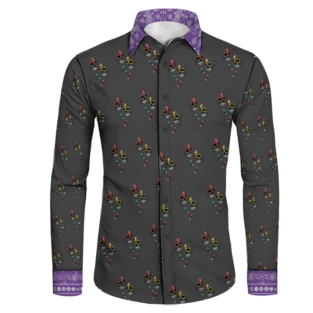 Calavera Slim Fit Long Sleeve Shirt