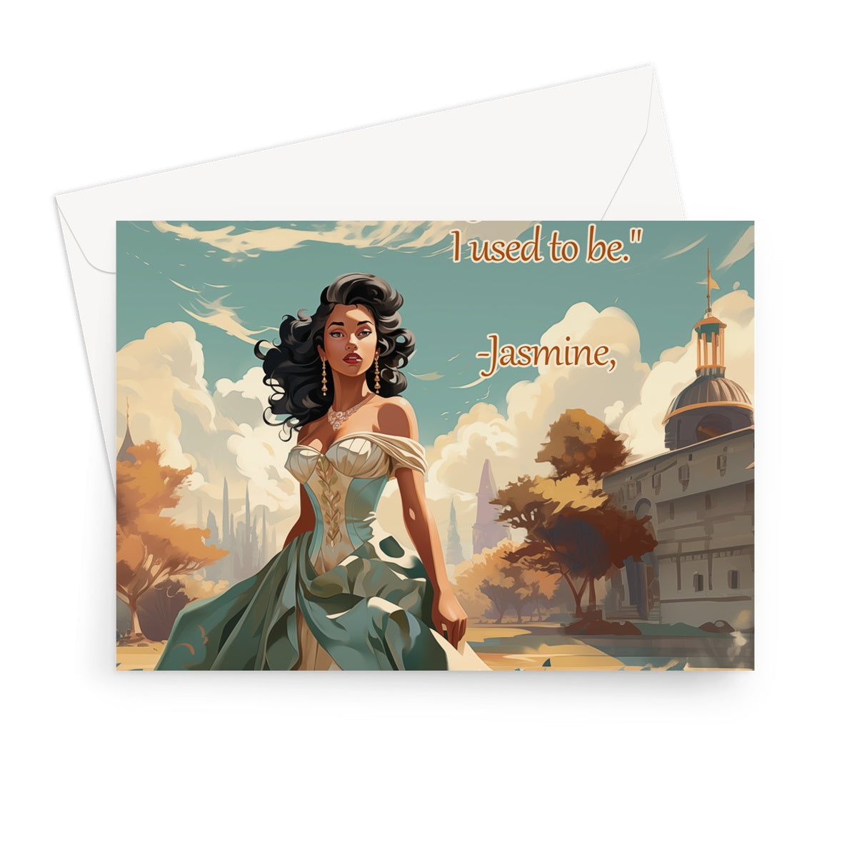 Jasmine Quote Greeting Card