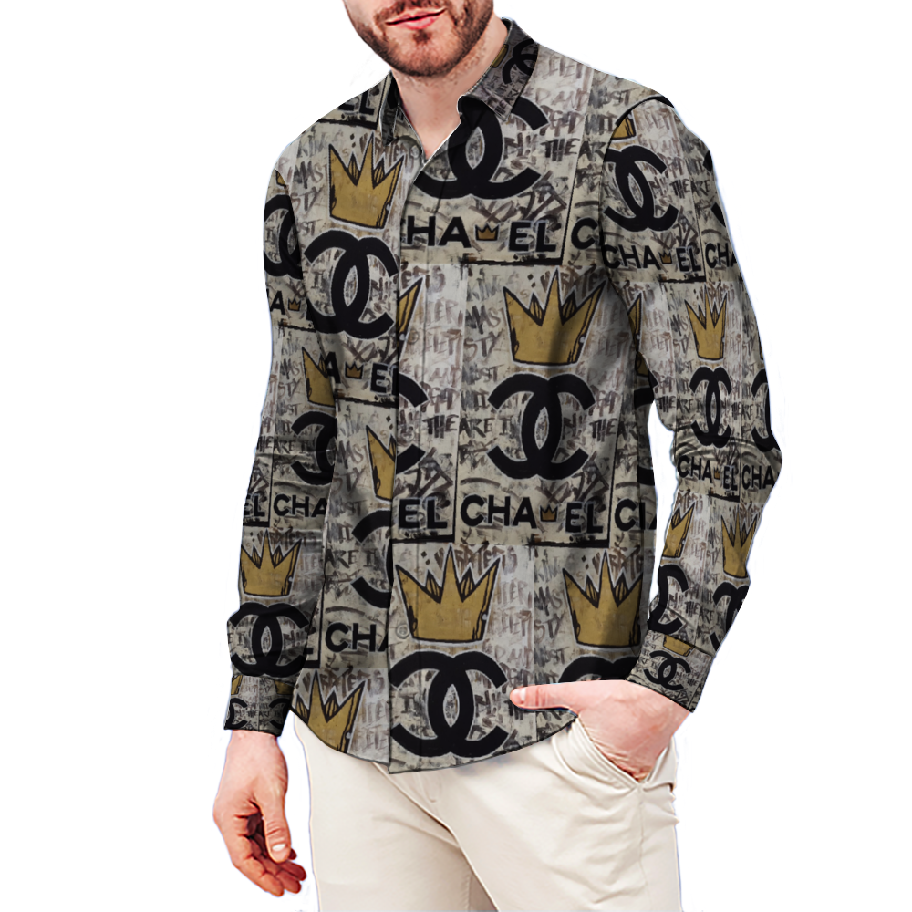 El Cha Men's Slim Fit Long Sleeve Shirt