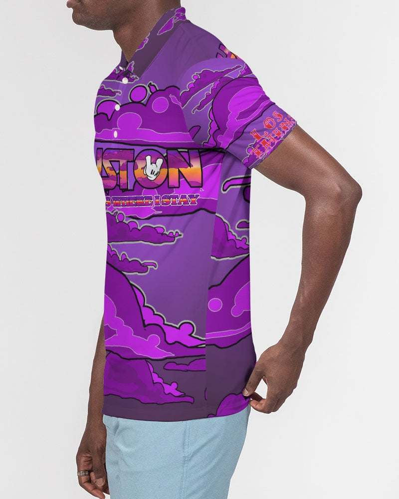 Houston Men's Slim Fit Short Sleeve Polo