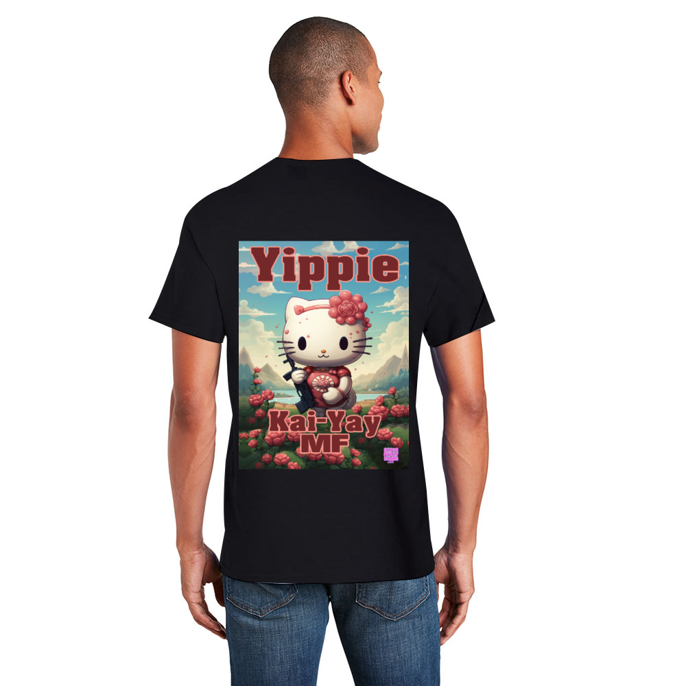 Yippie Kai Yay MF Unisex Cotton T-shirts Gildan 5000 Short Sleeve Casual Loose Shirts Tees