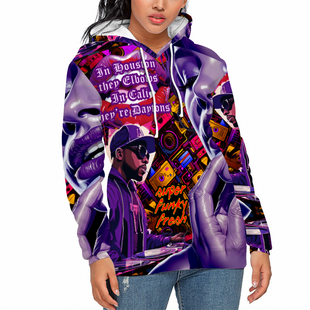 Still Drippin Unisex All Over Print Plush Hoodies with Pockets