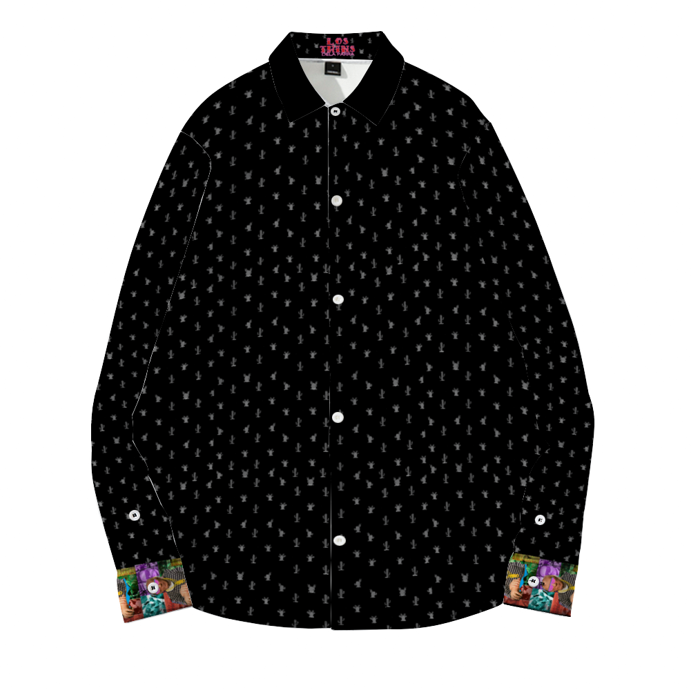 Cactus Black (Pablo DeLa Parra) Long Sleeves Shirt Unisex Custom Shirts