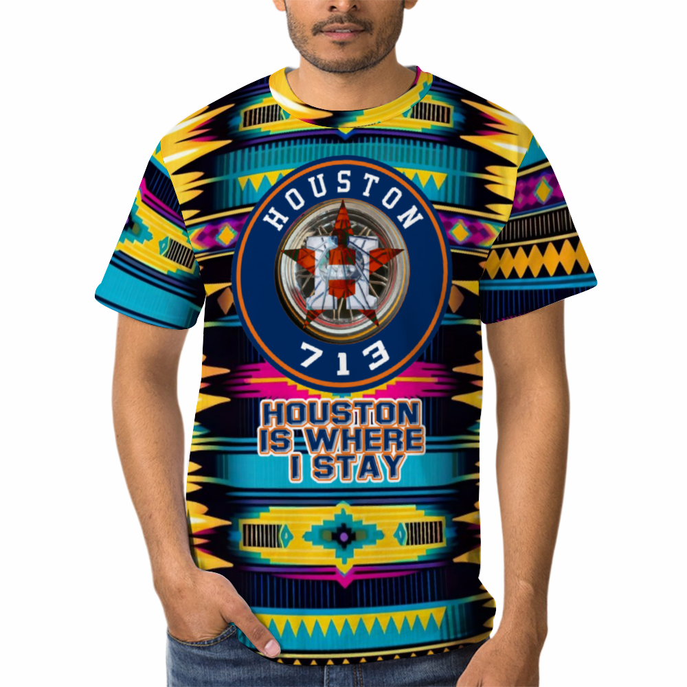 I Am Hou 713 Day Serape Shirt