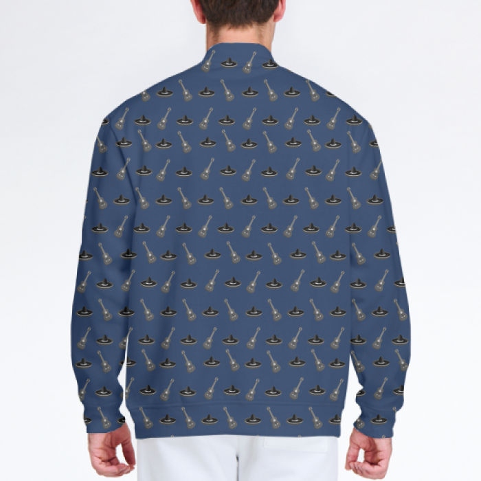Men's Sporty O-neck Long Sleeve Sports jackets
