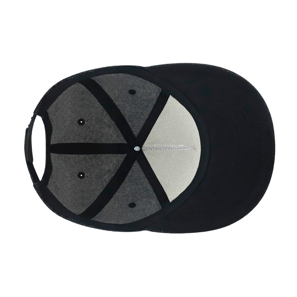 Serape Black Denim Baseball Hat
