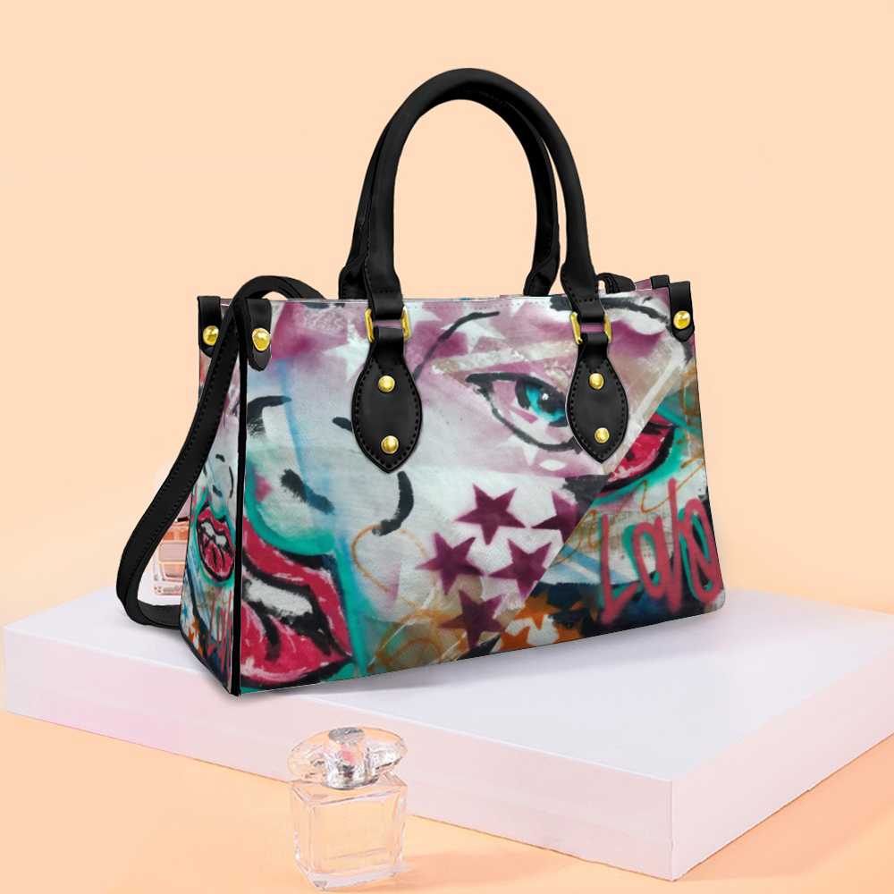Women's Vegan Leather Handbag " Free Love"