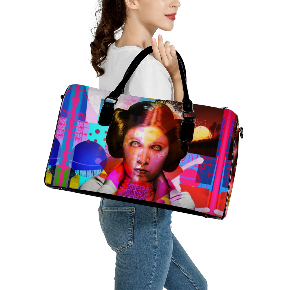 Princess Bags Vegan Leather Travel Bag Gym Bag