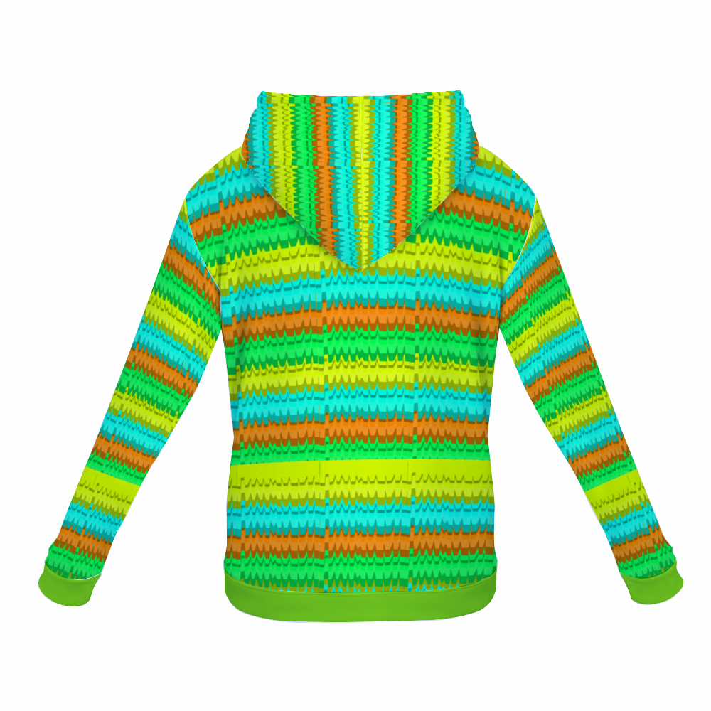 Green Pinata Power Hoodie with Pockets
