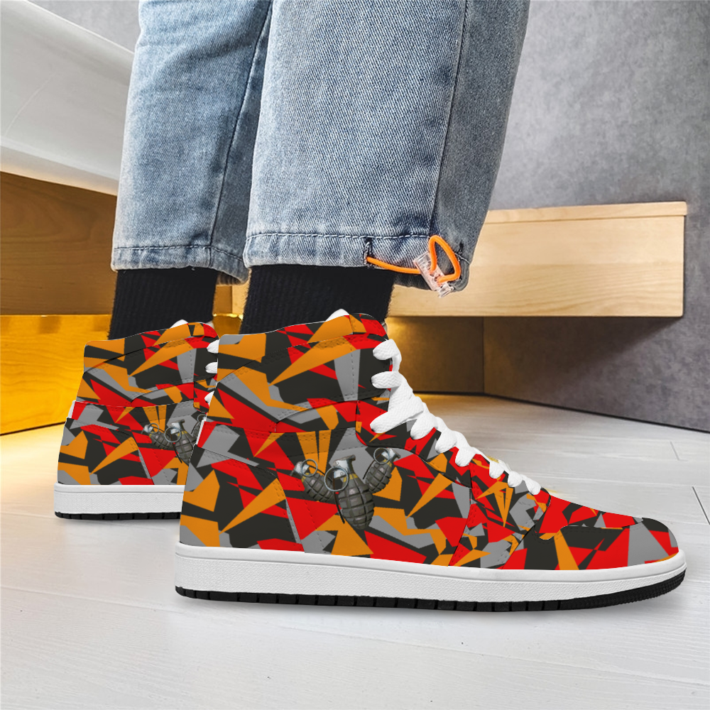 Super Funky Fresh Camo Custom Shoes Unisex Sneakers