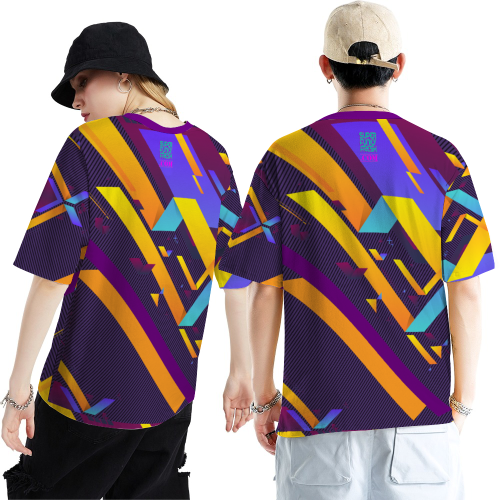 Fractual Fresh M&Aper T-Shirts Loose Round-neck Summer Blouses