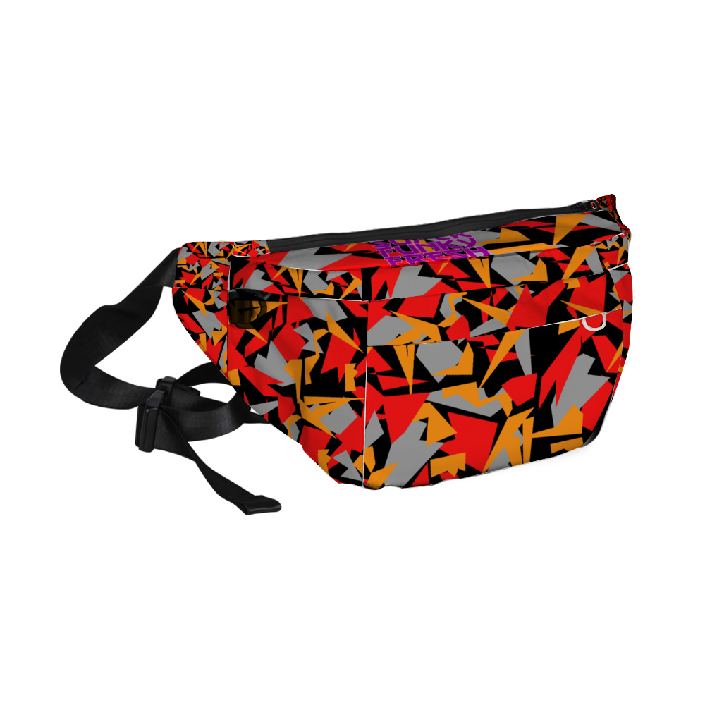 Super Funky Fresh Camo Large Waist Bag Waterproof Sling Bag
