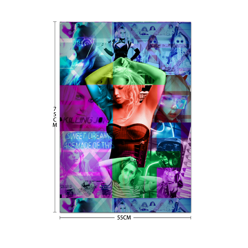 Free Britney Framed Canvas Print 22" x 31"